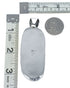 Sterling Silver Amber Navajo Pendant AX130194